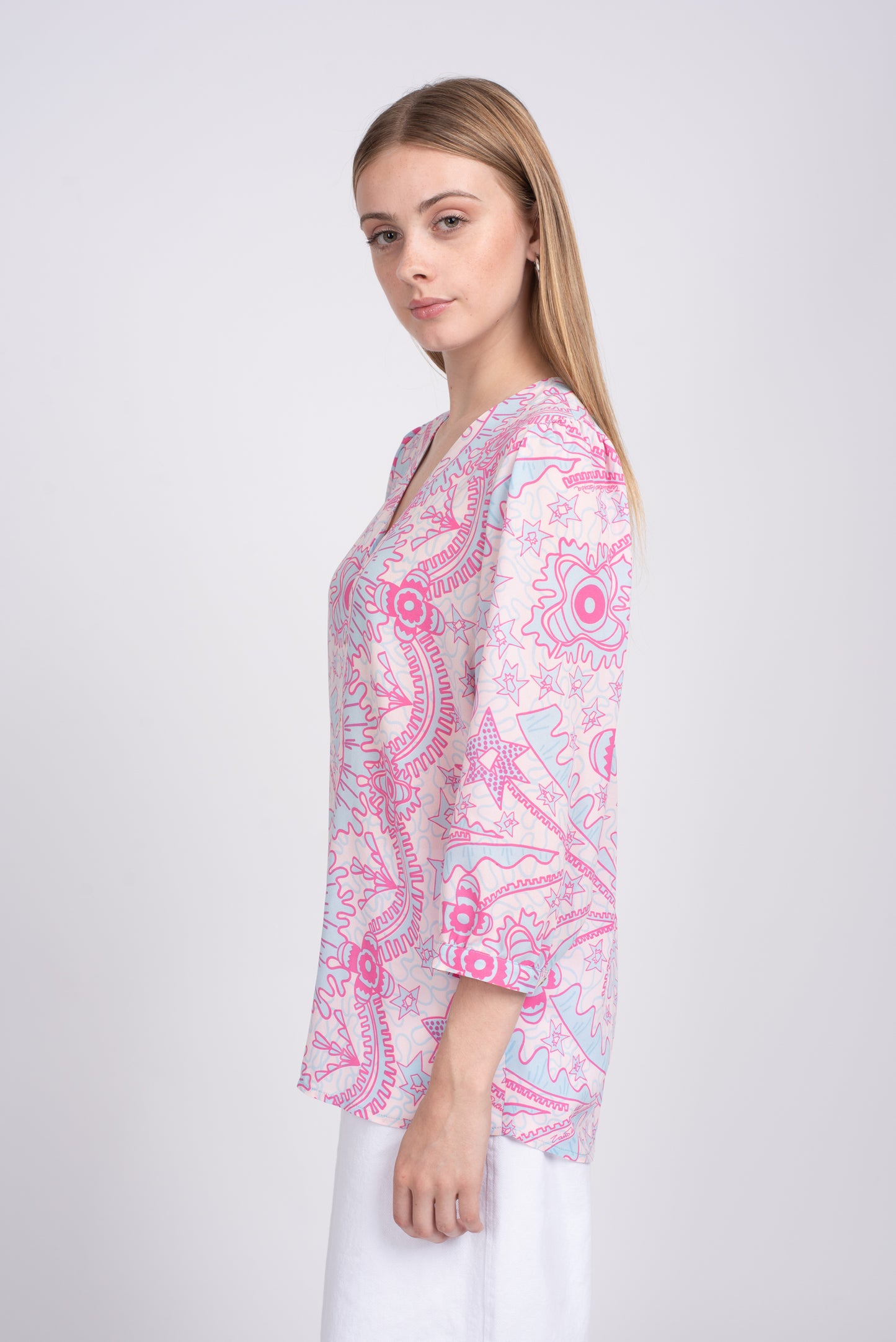 Aurora silk shirt