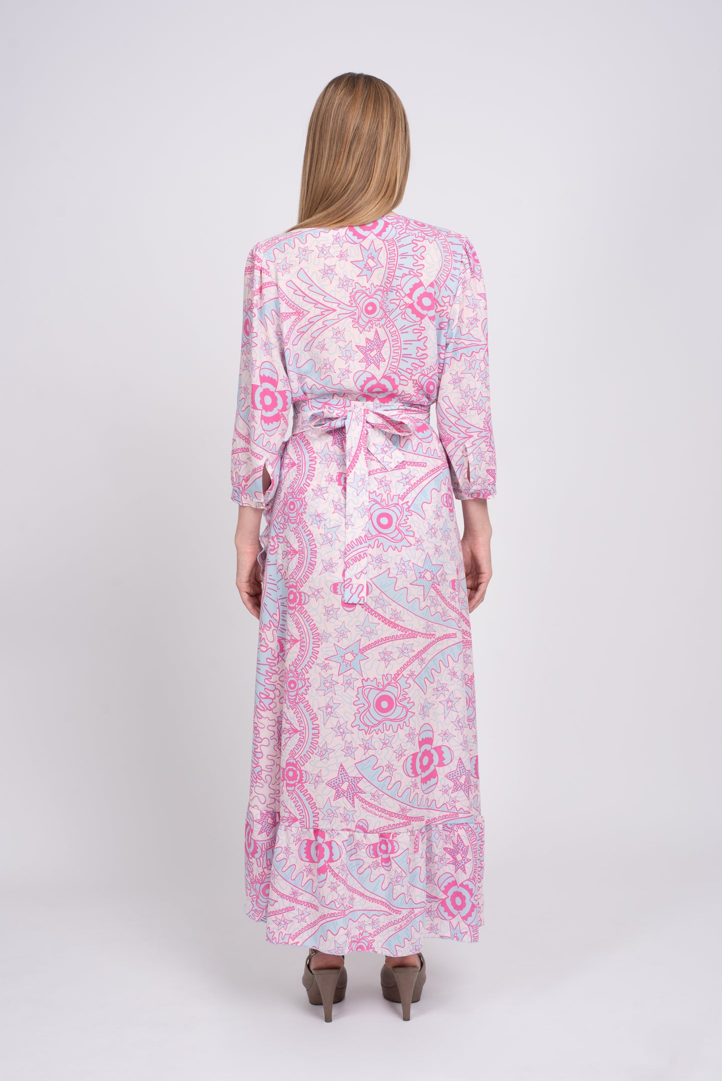 Aria silk skirt