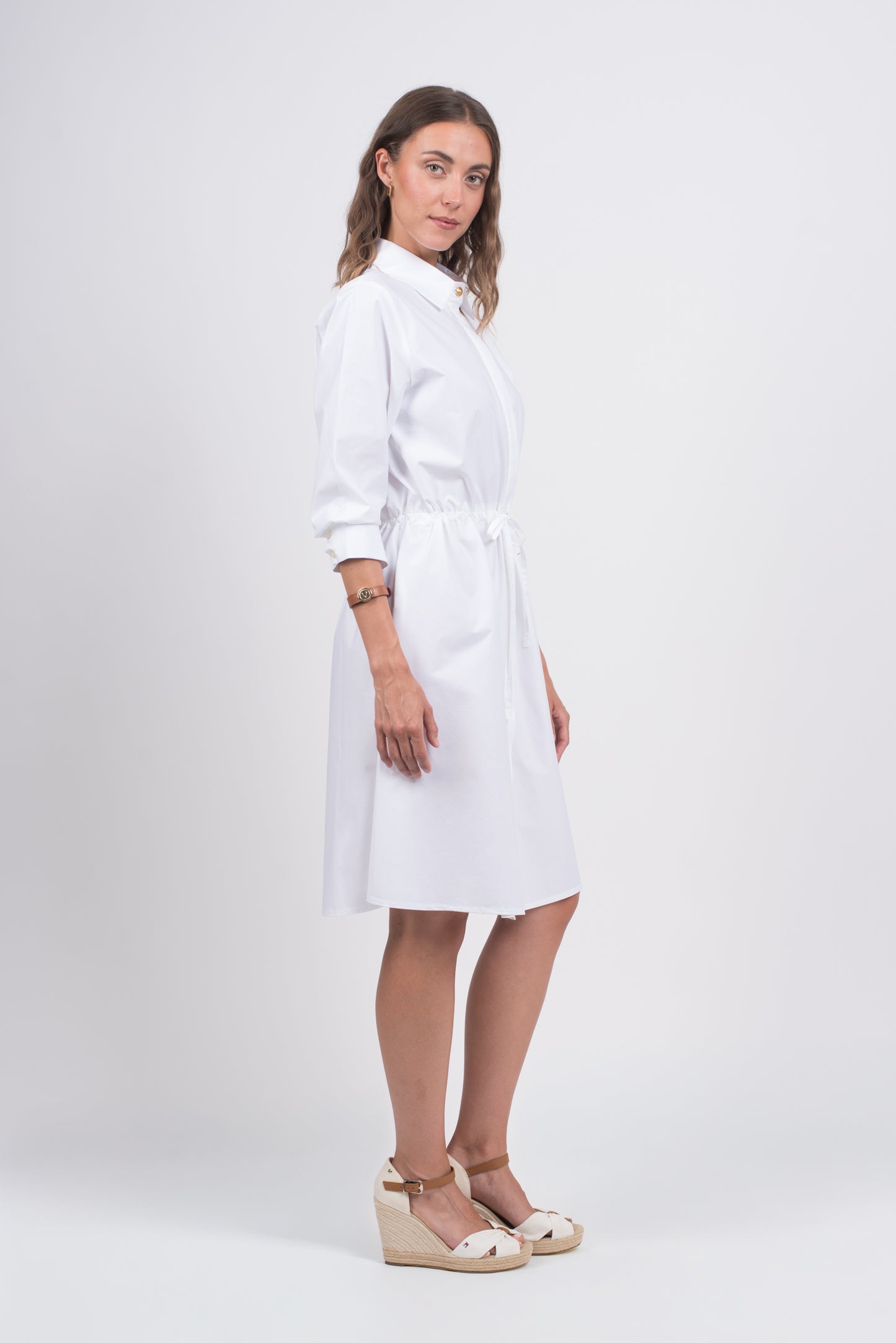 Cara shirt dress - Brilliant White