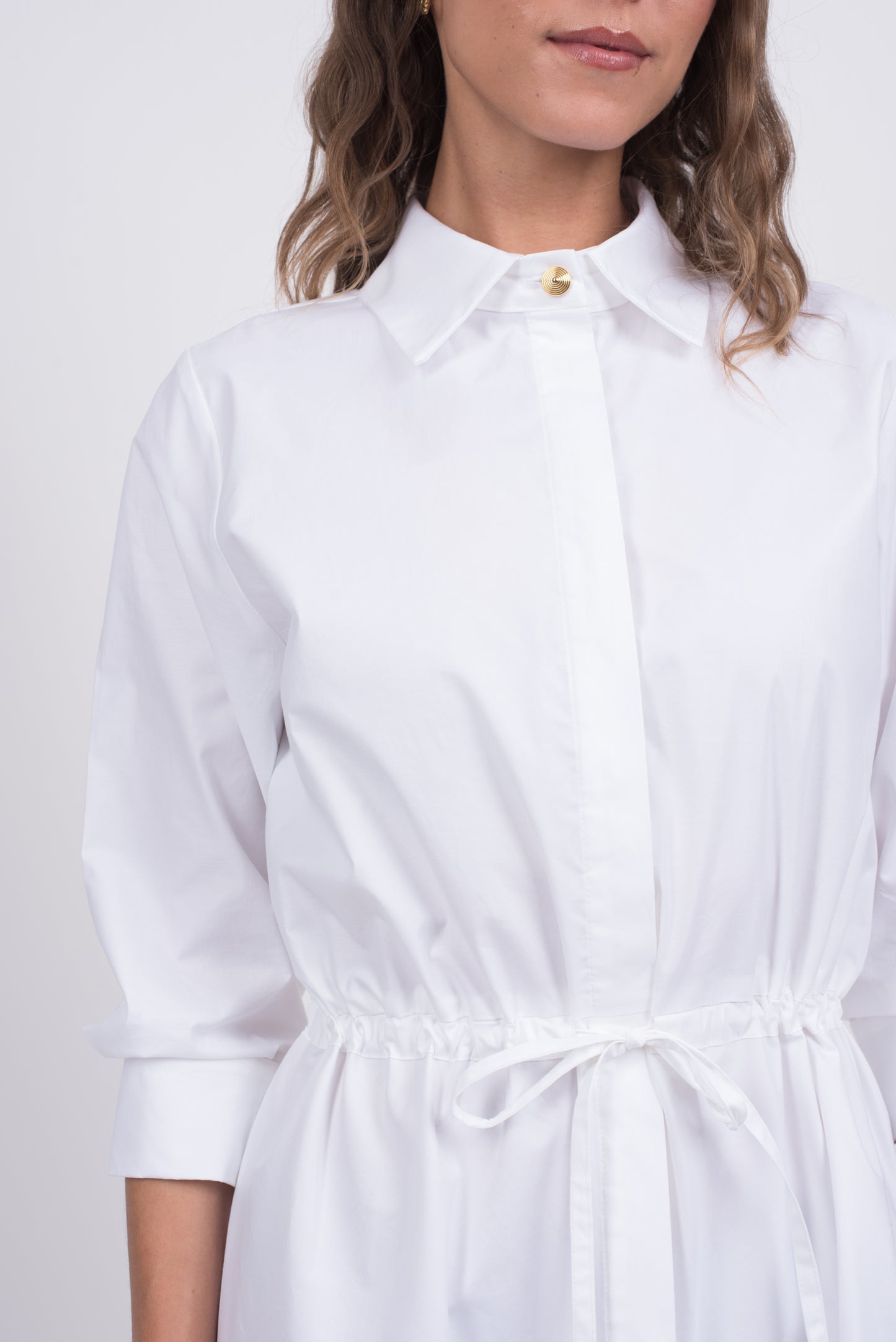 Cara shirt dress - Brilliant White