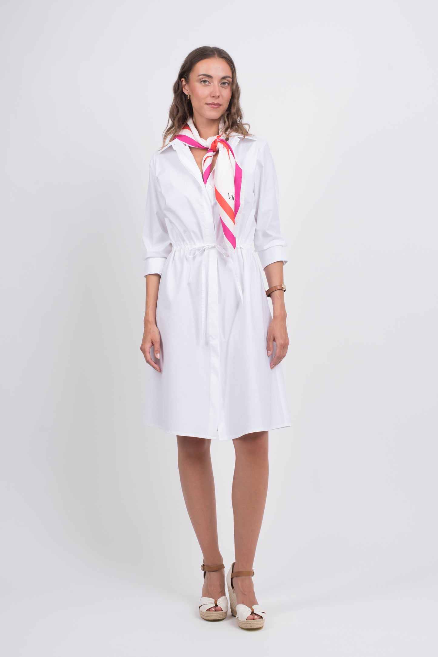 Cara shirt dress - Brilliant White