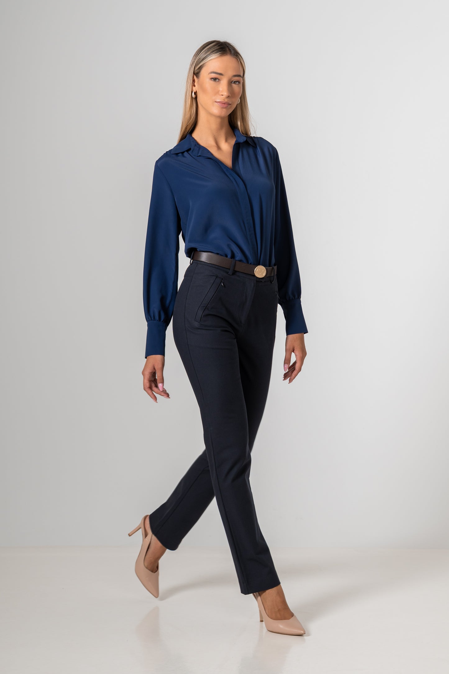 Sofia shirt - Navy Blue