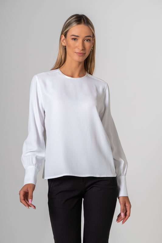Maddalena blouse - Brilliant White