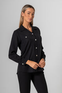 Caterina shirt - Raven Black
