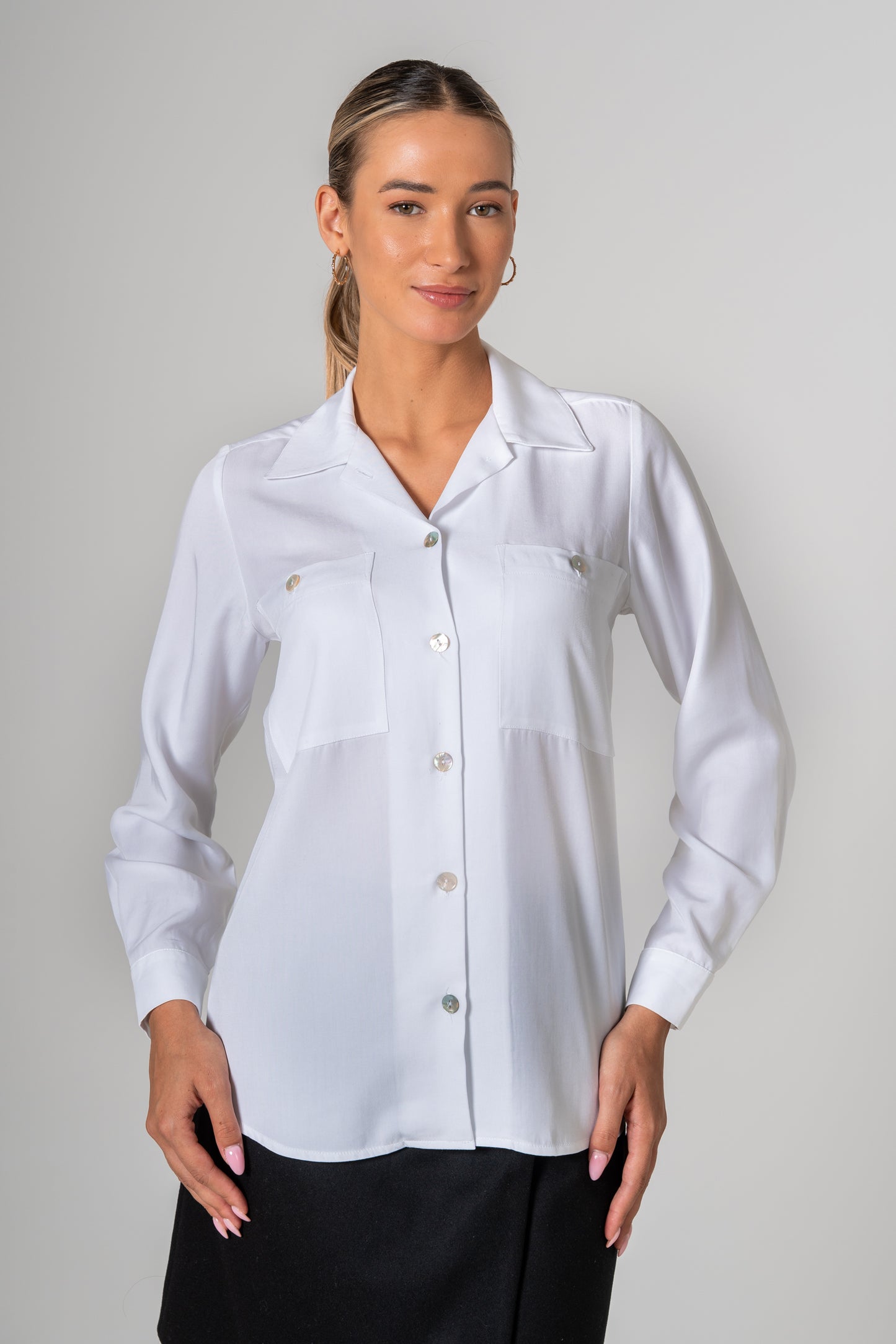 Caterina shirt - Brilliant White