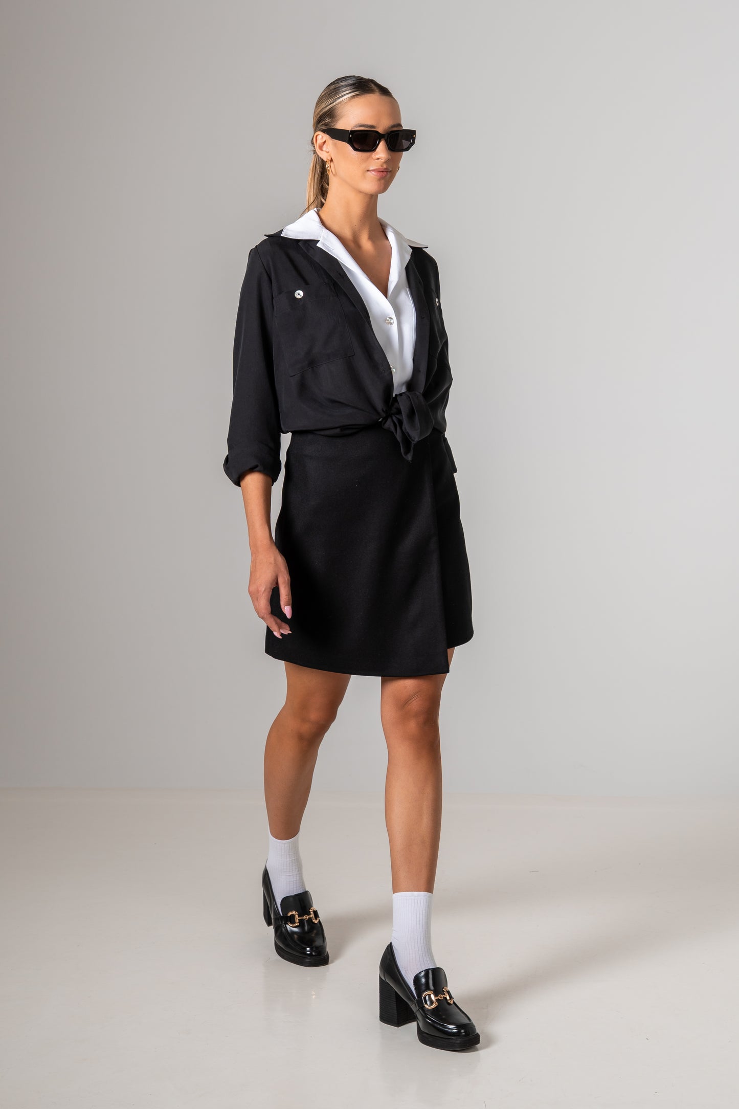 Caterina shirt - Raven Black